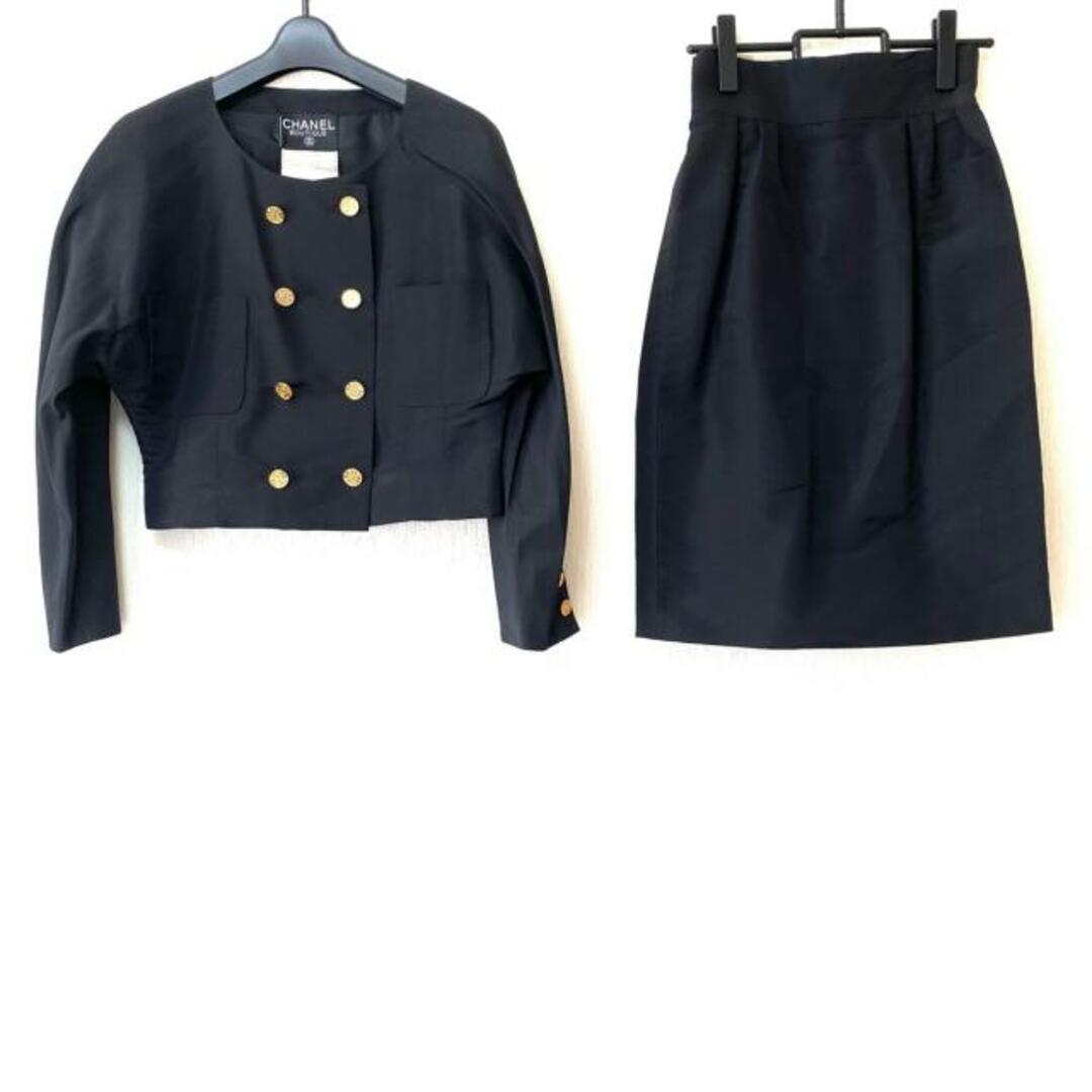 CHANEL - シャネル スカートスーツ サイズ40 M - 黒の通販 by ブラン