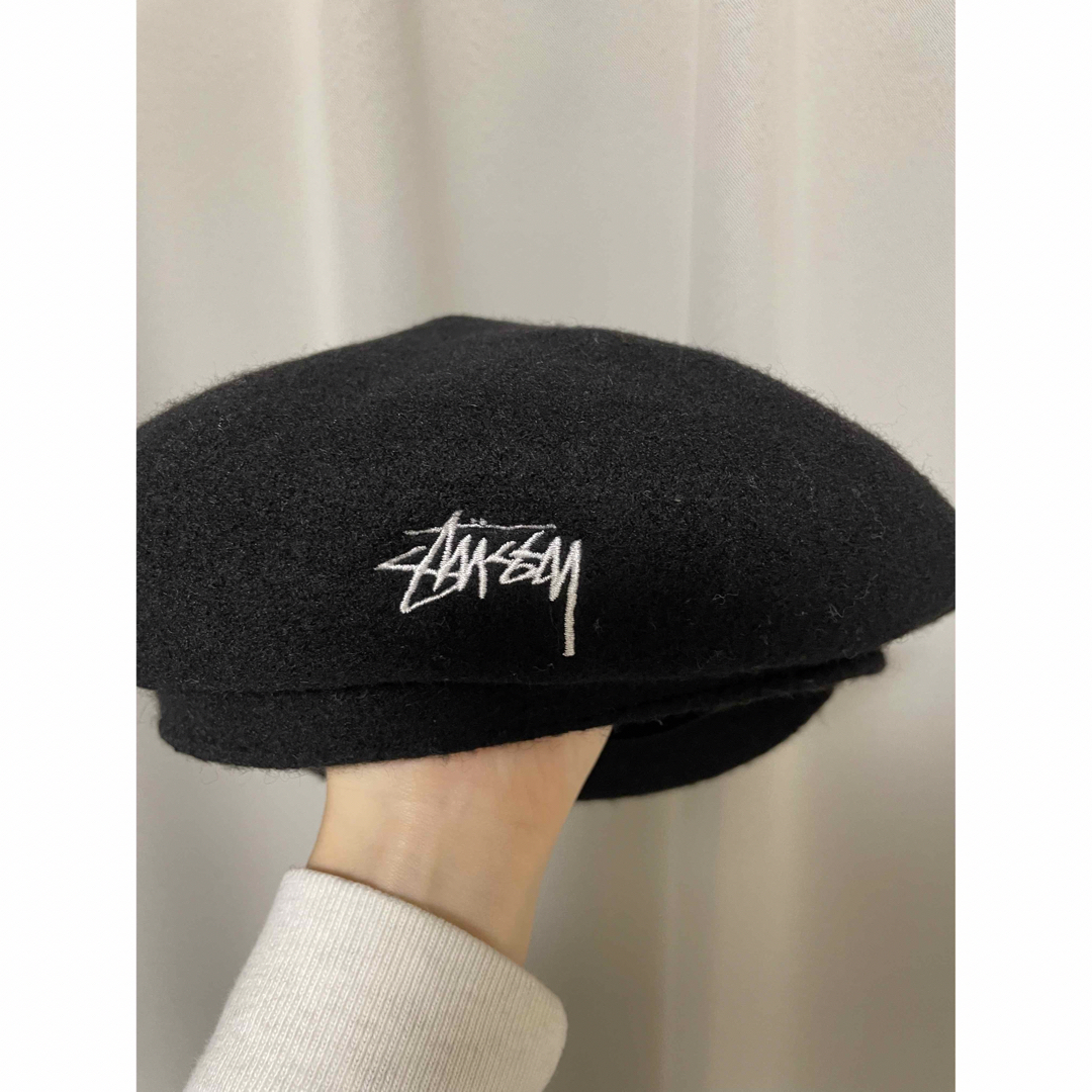 STUSSY - stussy ロゴ付キャスケットの通販 by ym's shop