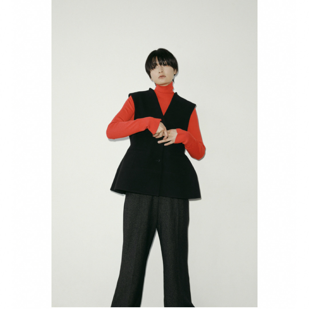 machatt ウールライクフォルムベスト