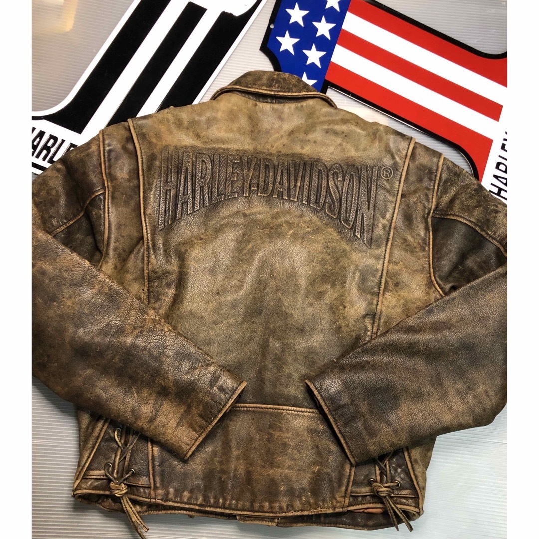 Harley Davidson - 【レアモデル！背ロゴエンボス】ハーレー