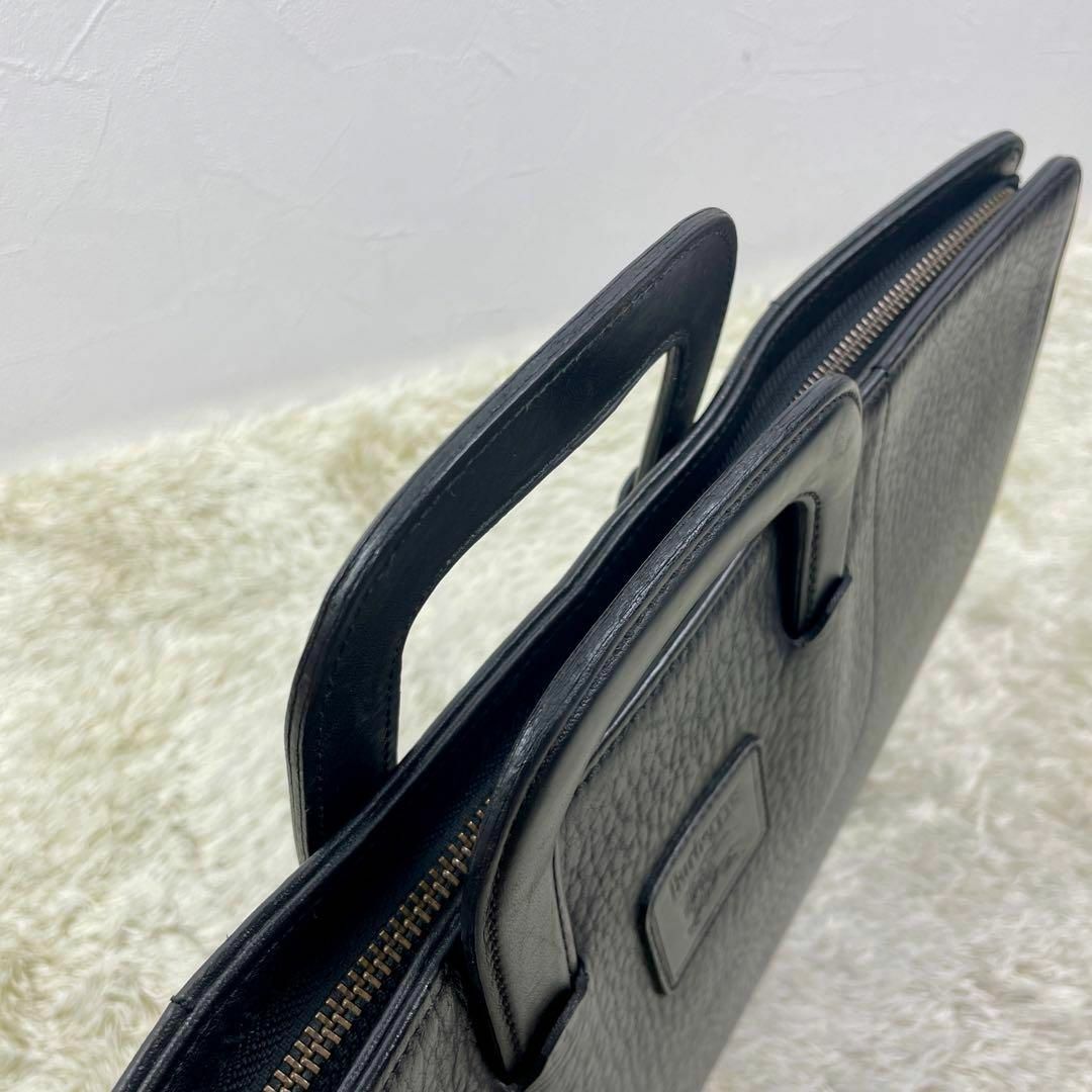 BURBERRY - バーバリー レザー ブリーフケース A4可 ノバチェック 鍵