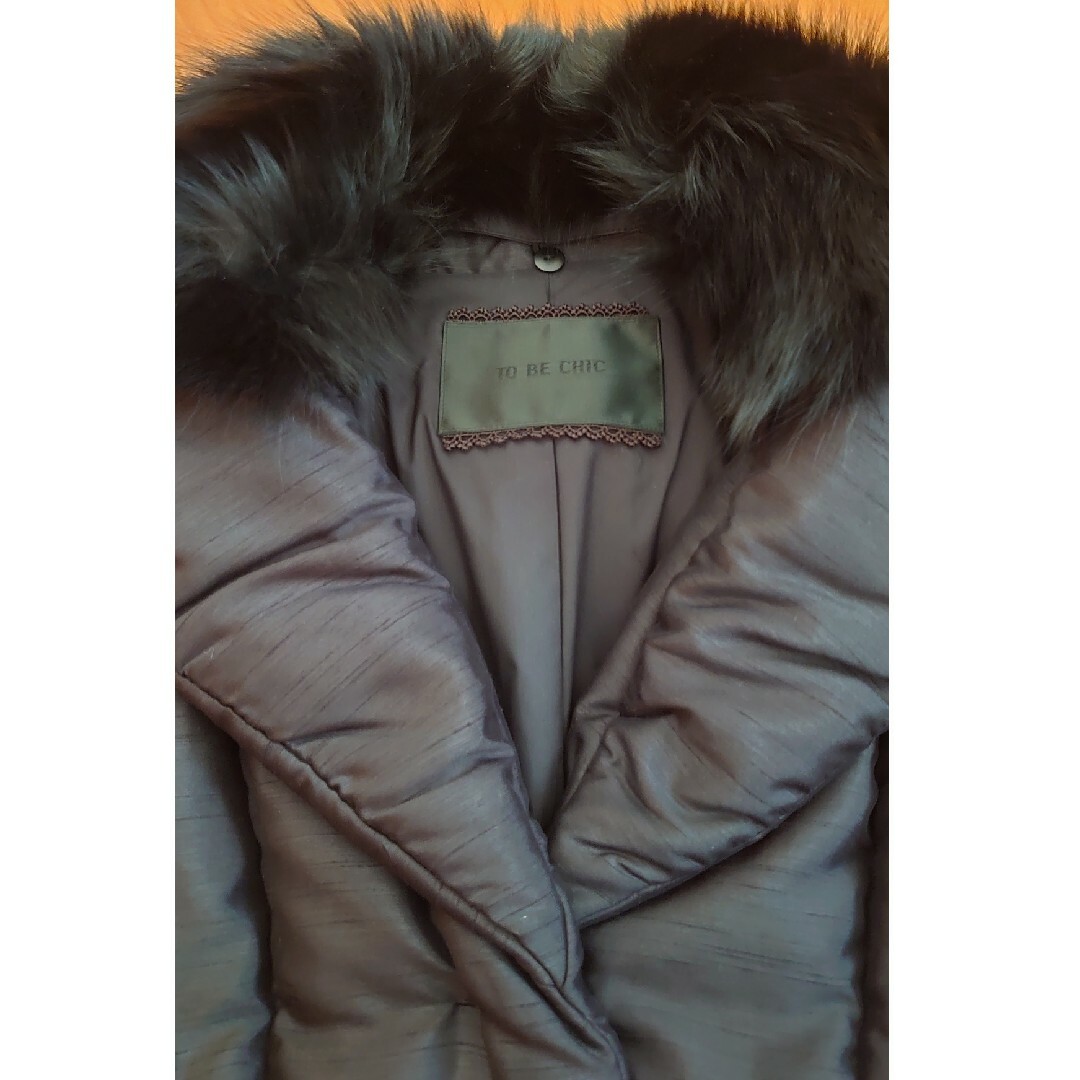 TO BE CHIC - ご専用 TO BE CHIC ブルーフォックスファー付き ダウン