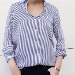 DEUXIEME CLASSE（ストライプ ・ シャツ/ブラウス(長袖/七分)）の