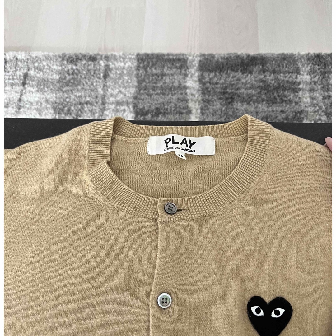 COMME des GARCONS - コムデギャルソン/play黒ハートベージュ