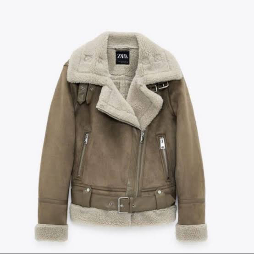 ZARA - ZARA ザラ フェイクムートンジャケット Sの通販 by s♡'s shop