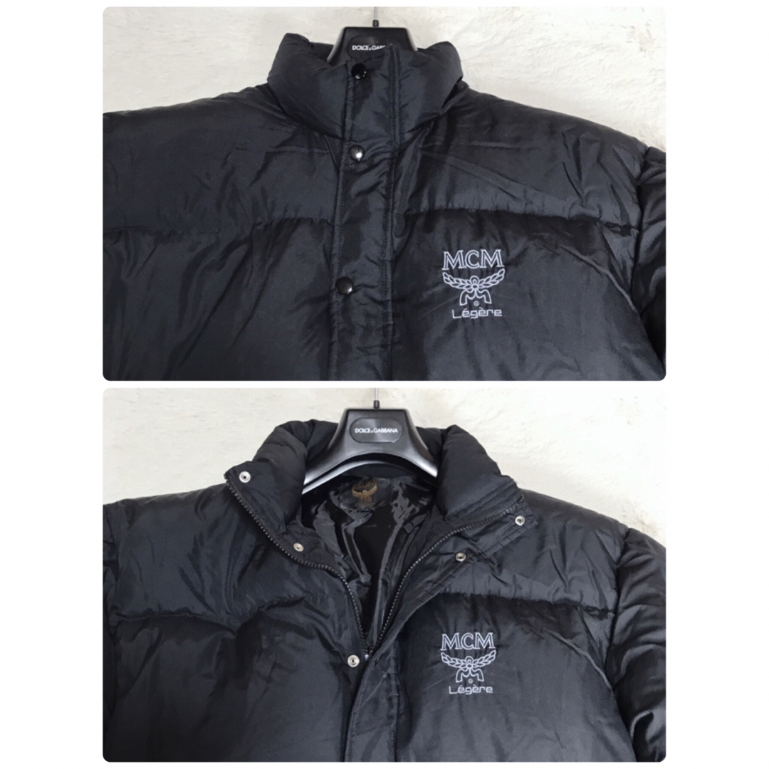 MCM - 美品 MCM 肉厚 Lサイズ ダウンコート 黒 ブラック ダウン