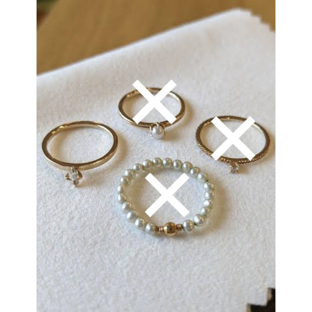 agete - agete K10 ホワイトトパーズ リングの通販 by N's shop