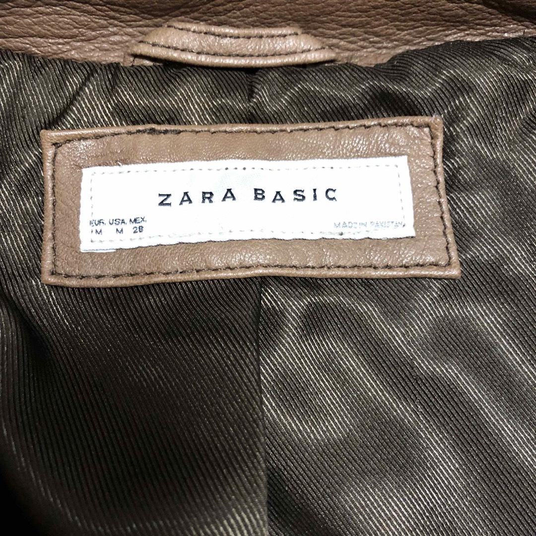ZARA - ZARA ザラ レディース レザーライダースジャケット Mサイズ