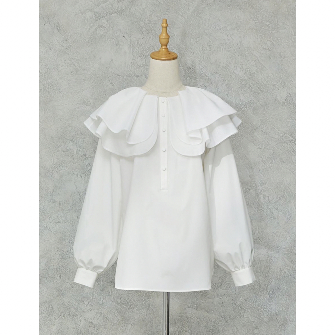 bow.a ボウエー IRIS アイリス ブラウス ホワイト