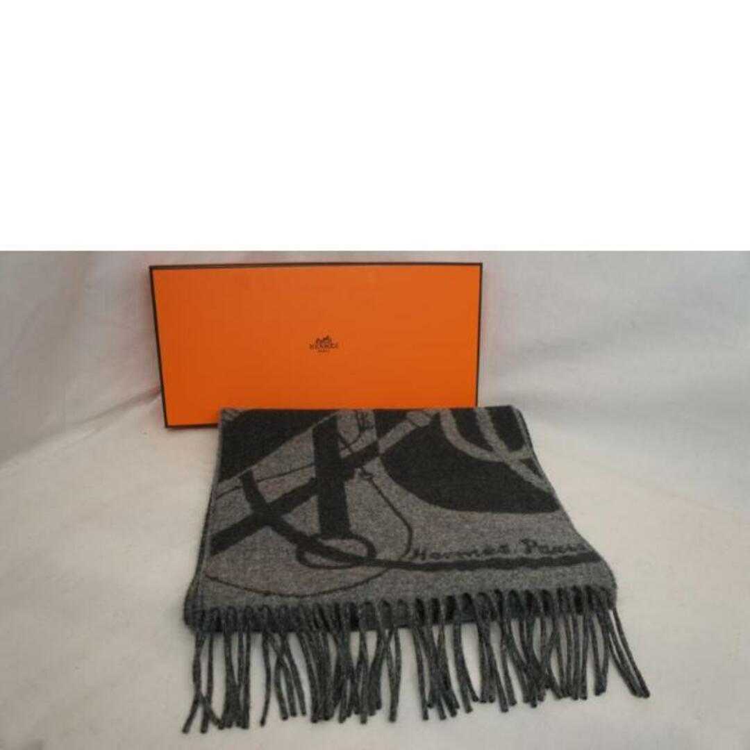 HERMES エルメス/カシミヤ100%マフラー/クリッククラック/ブランド