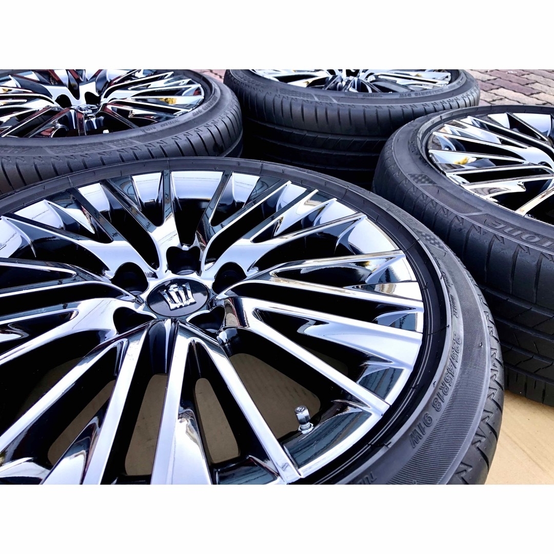 トヨタ - クラウン 220系 純正 ホイール 225/45R18 ブリヂストン