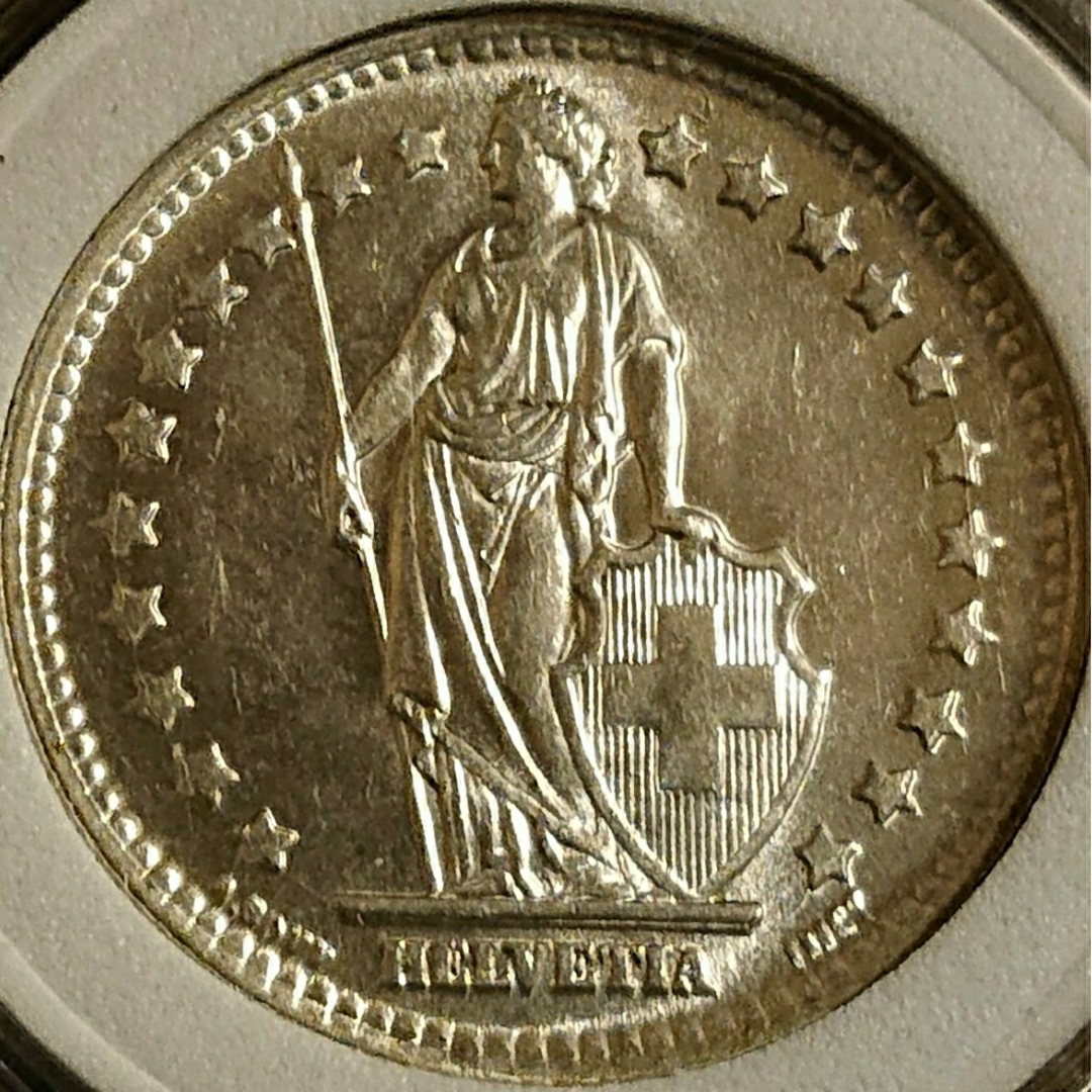 スイス 1フラン銀貨の通販 by pwgwg's shop｜ラクマ