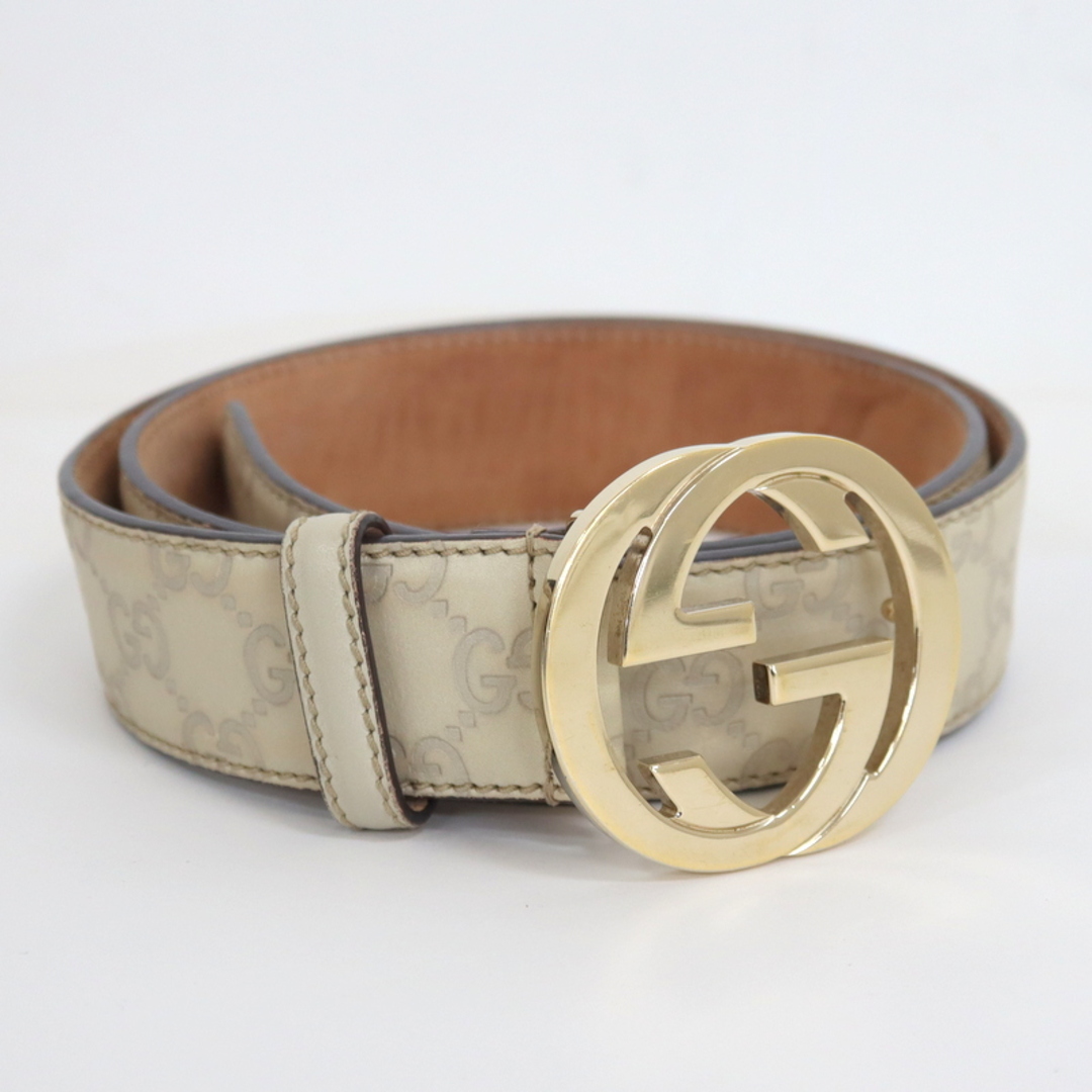 GUCCI - 【GUCCI】グッチ インターロッキングGバックルベルト 36/90