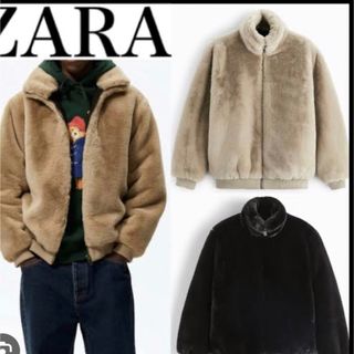 ZARA - 最終値下げ！！【完売品】ZARA メンズ コート フェイクファー