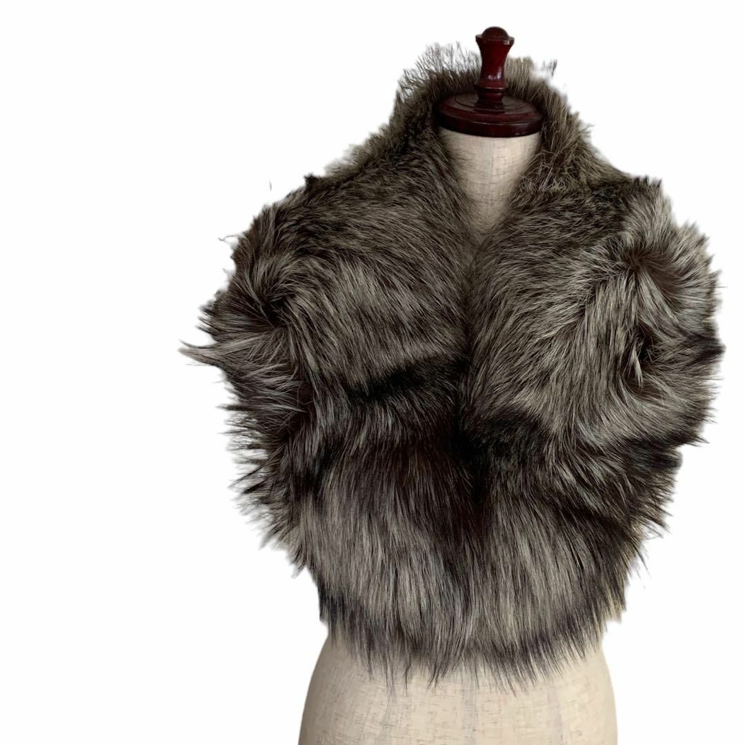 SAGA FOX リアルファー ショール 衿 着物 振り袖 成人式 結婚式の通販