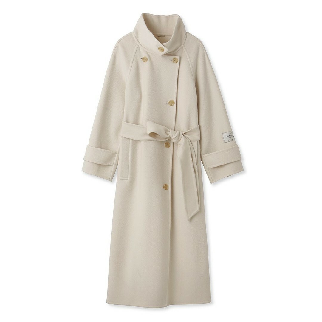 SNIDEL - 新品タグ付 ウロコカシミヤロングコート 白 M SNIDELの通販