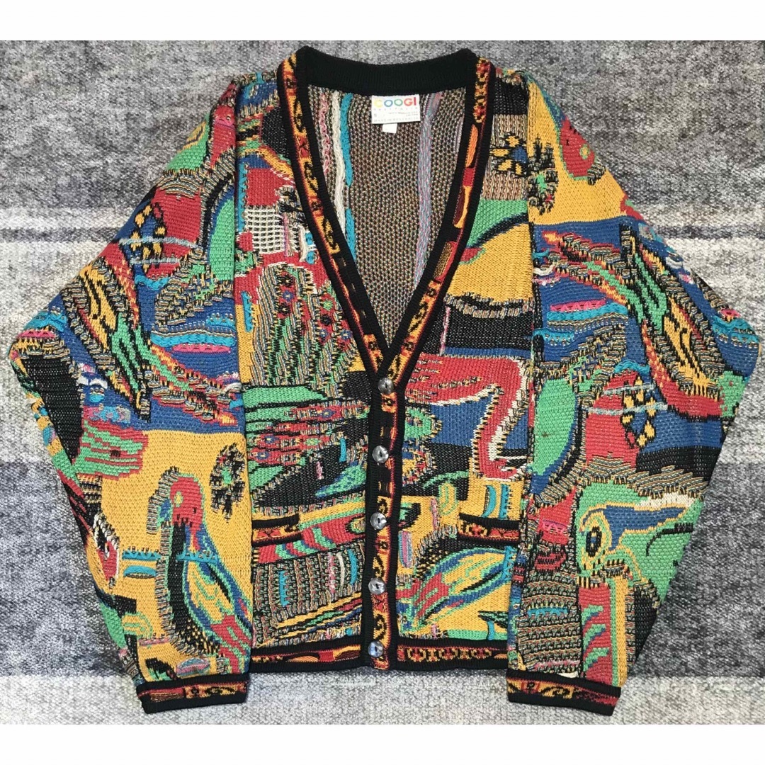COOGI - 超レア 圧巻のバードデザイン 芸術 90's COOGI ニット
