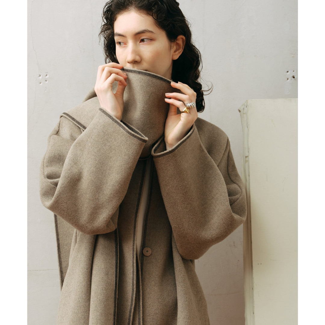 GALLARDA GALANTE - GALLARDAGALANTE ♡ ストール付きステッチコートの