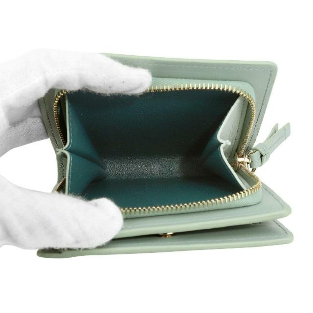Chloe - 新品 クロエ Chloe 2つ折り財布 クロエ センス ベイグリーンの