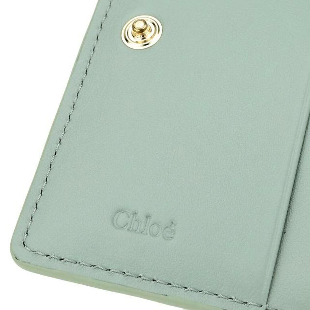 Chloe - 新品 クロエ Chloe 2つ折り財布 クロエ センス ベイグリーンの