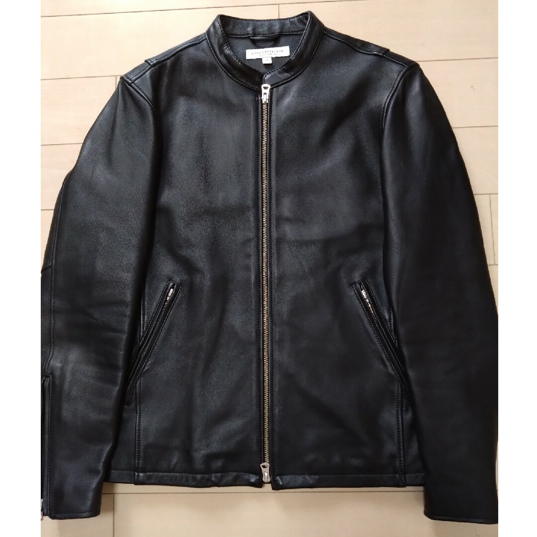 アーバンリサーチ ラムレザー 羊革 ブルゾン ジャケット ライダース L