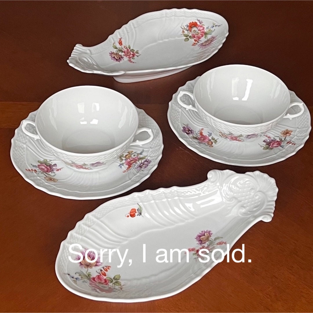 Richard Ginori - 【レア美品】リチャードジノリ☆サックスフラワー