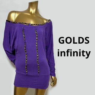 GOLDS infinity（ミニワンピース ・ パープル/紫色系）のフリマ