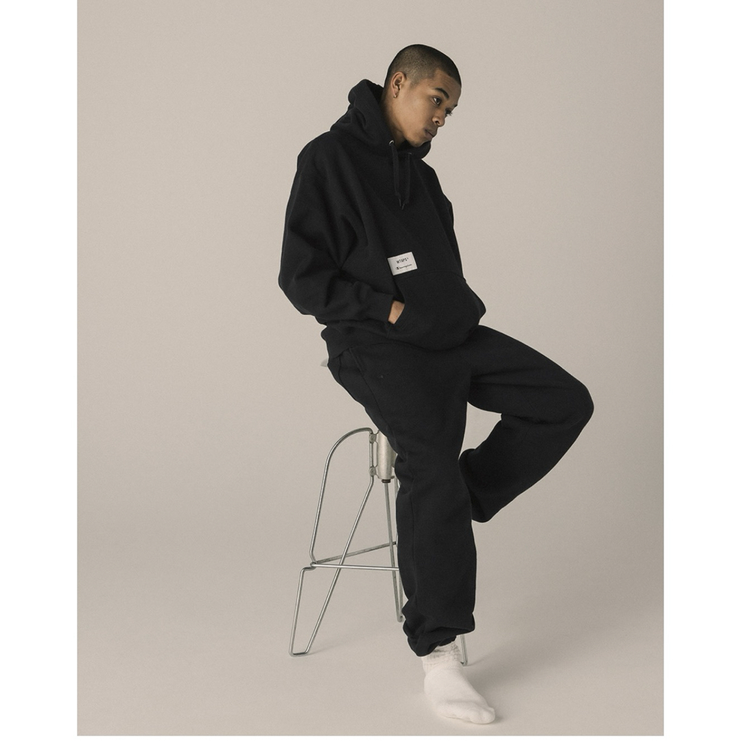 W)taps - WTAPS × Champion スウェットパンツ Black の通販 by O's