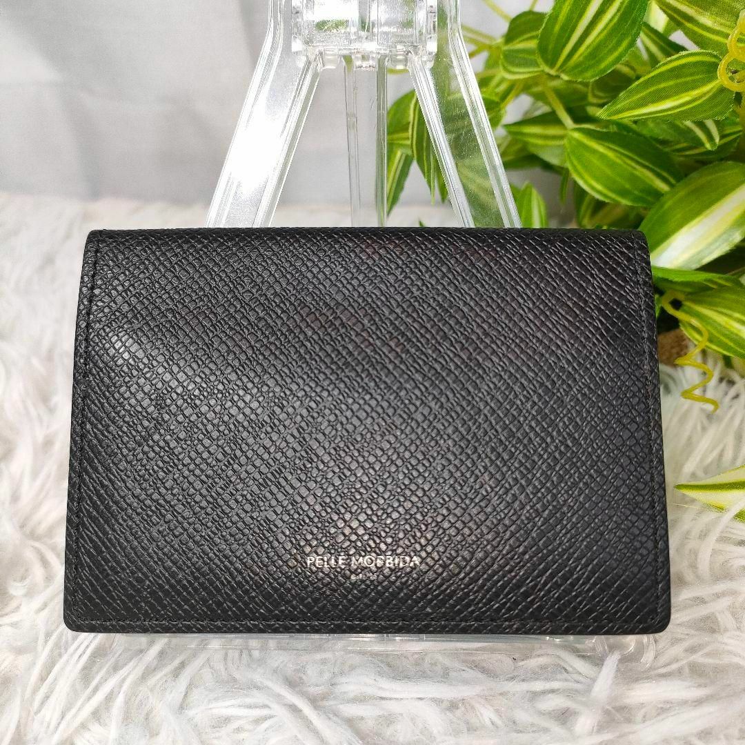 PELLE MORBIDA - ペッレモルビダ カードケース ブラック PELLE MORBIDA