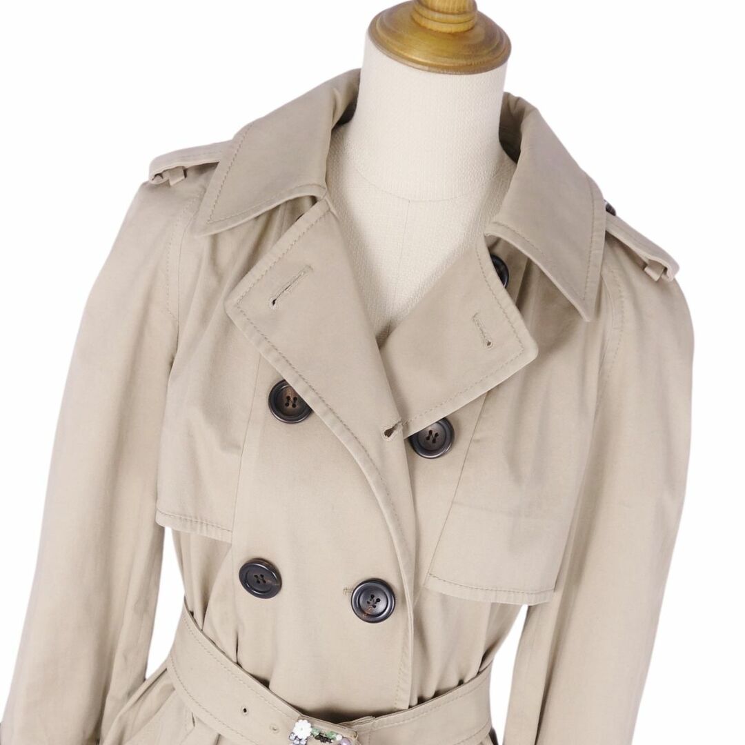 MIU MIU - ミュウミュウ miumiu コート トレンチコート コットン