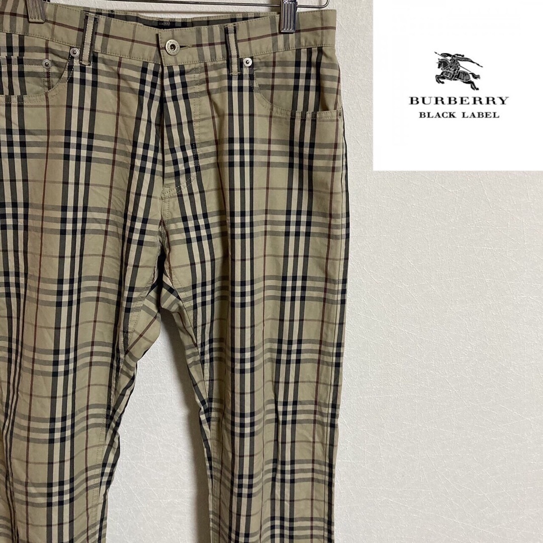 BURBERRY BLACK LABEL - Burberry Black Label ノバチェック パンツ 76