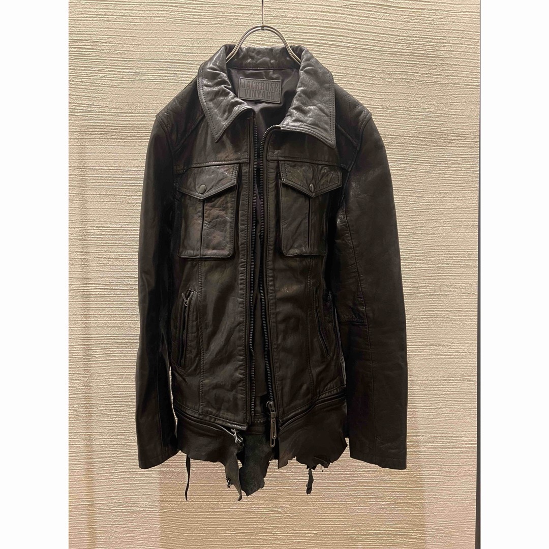00s archive jack rose leather jacket