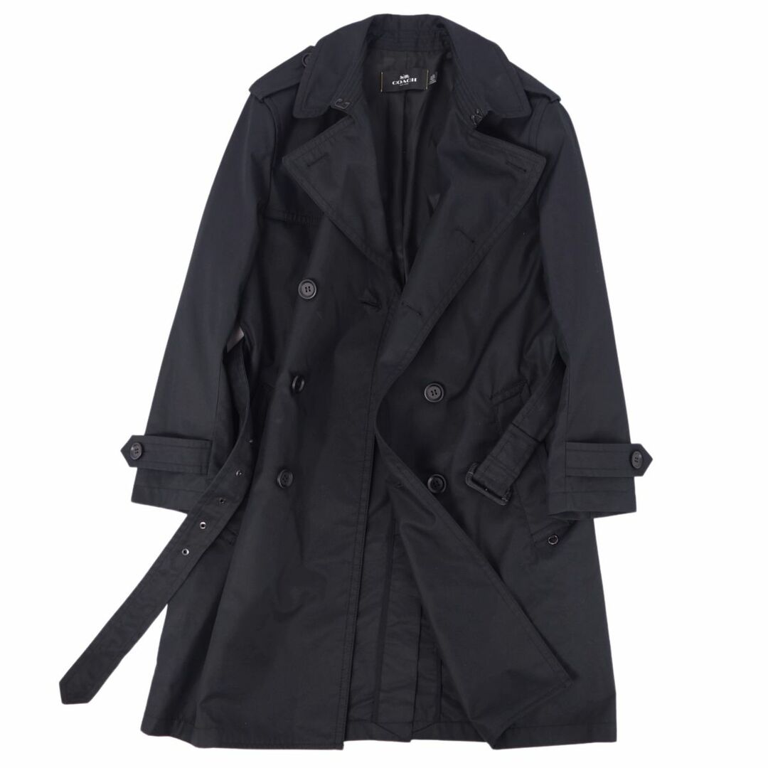 COACH - 美品 コーチ COACH コットン トレンチコート ベルト付き 無地