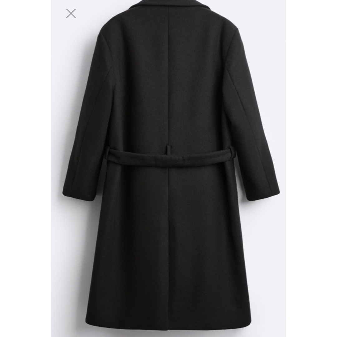 ZARA - 【美品】zara ダブルブレスト ロング コートの通販 by