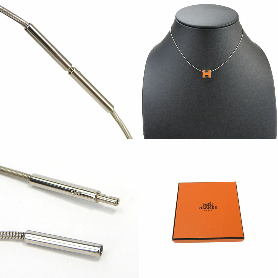 HERMES - 【中古】エルメス ネックレス カージュドアッシュ Hキューブ