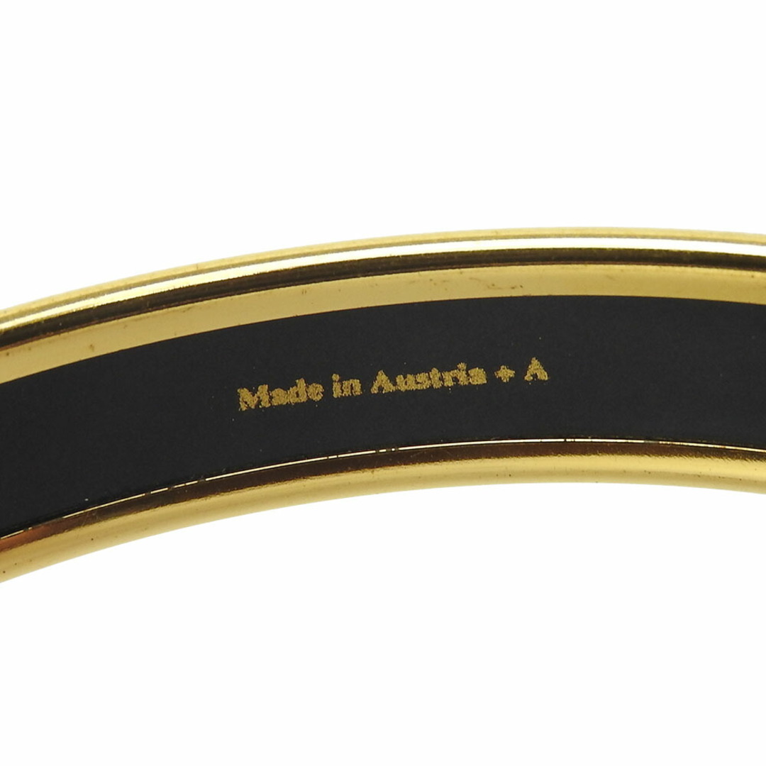 HERMES - 【中古】エルメス バングル エマイユ GP 七宝焼き ゴールド
