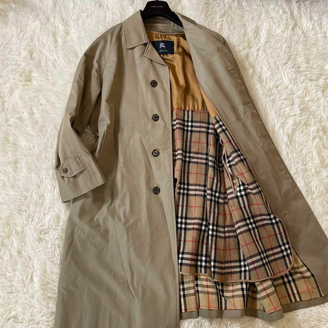 BURBERRY - バーバリー ステンカラーコート カシミヤ混ライナー ノバ