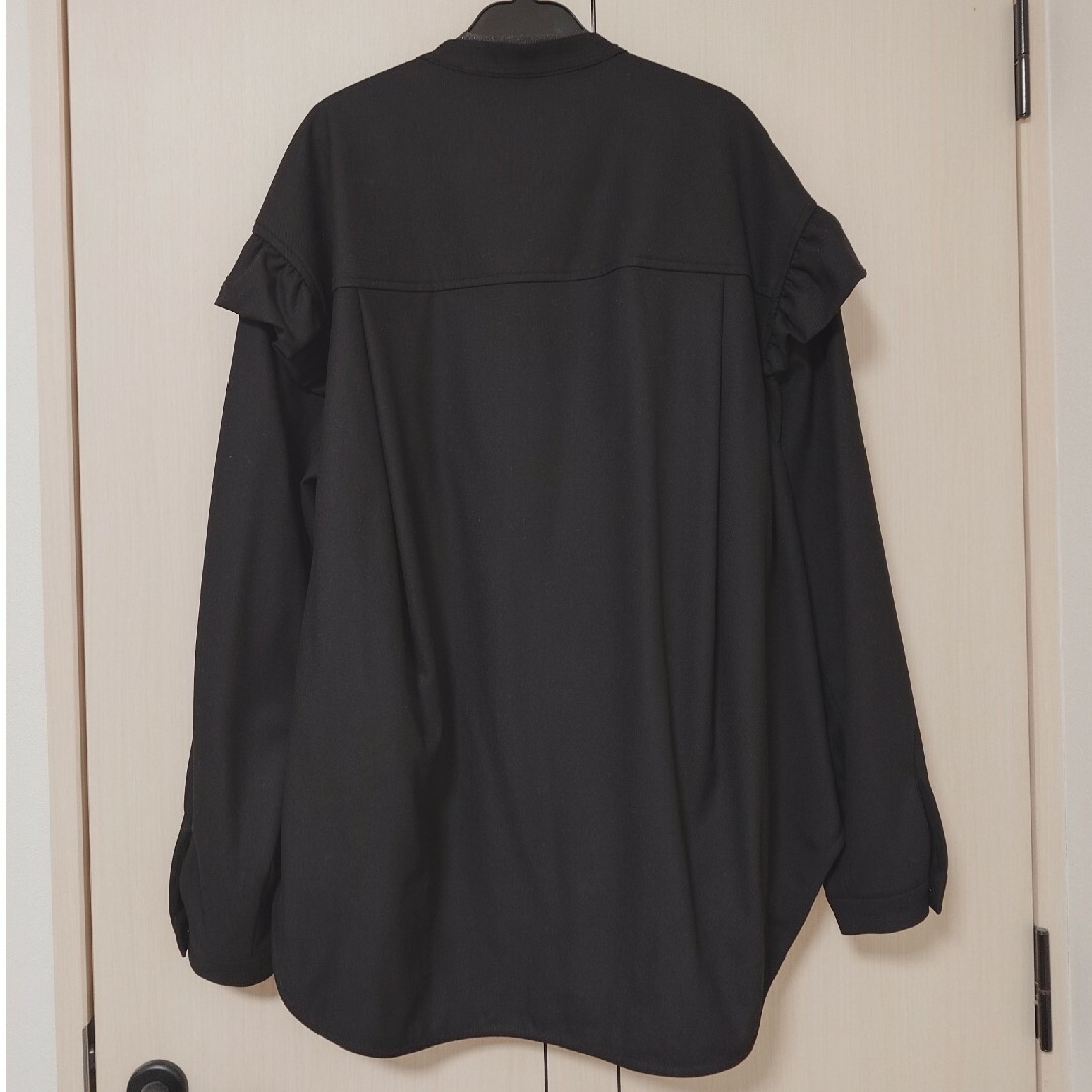 Rosy Monster ウォーミーラッフルチュニック ブラック