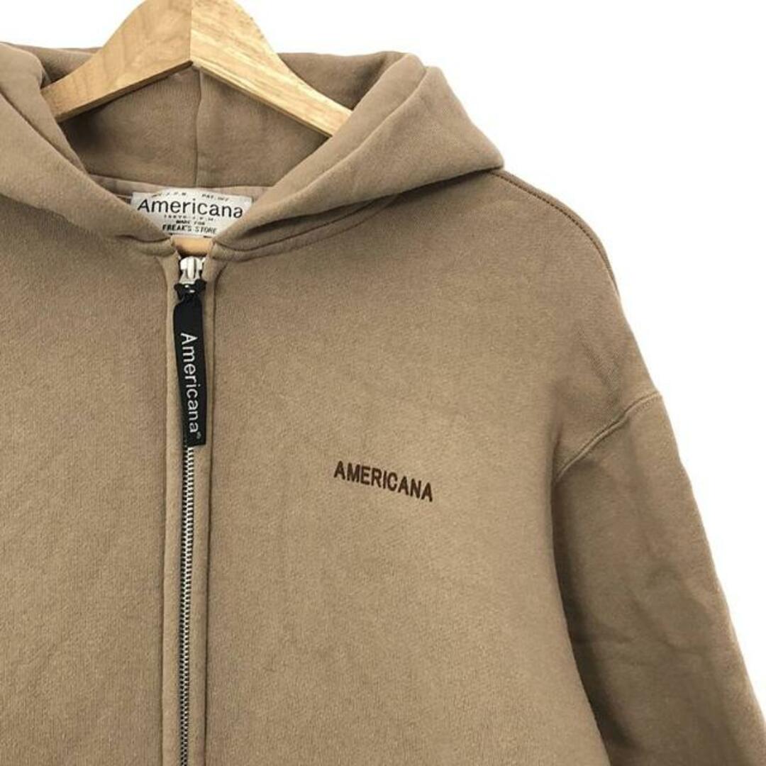 AMERICANA - Americana / アメリカーナ | 裏起毛 ジップアップパーカー