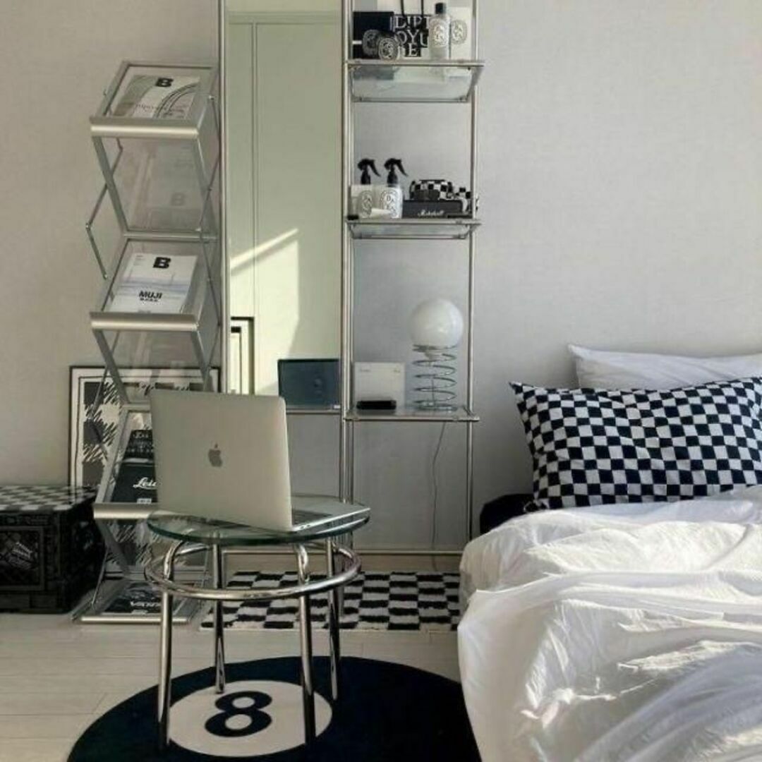 STUSSY 韓国 インテリア 8ボール ビリヤード エイトボール ラグ マット