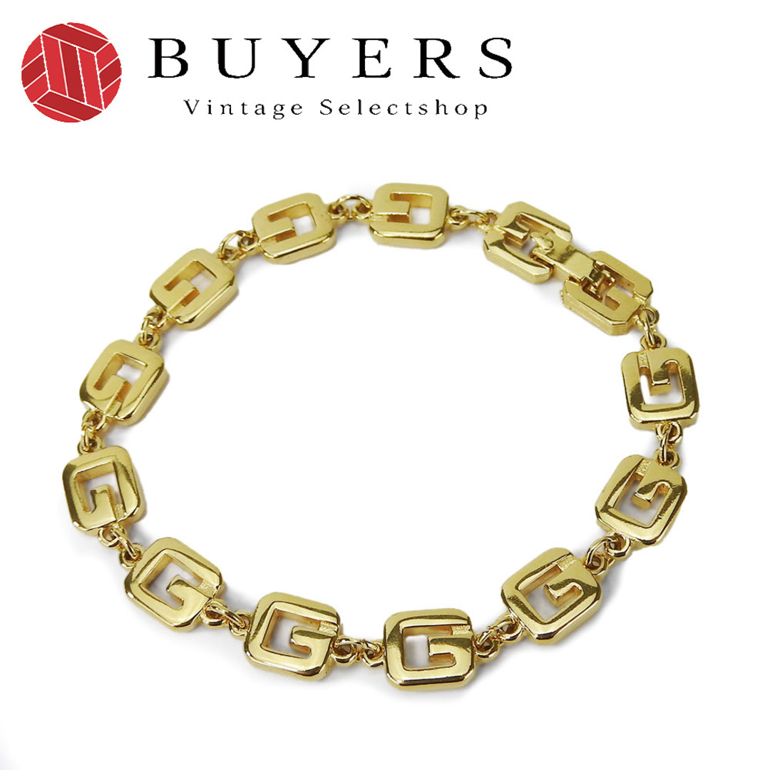 GIVENCHY - 【中古】 ジバンシー ブレスレット メタル ゴールド G