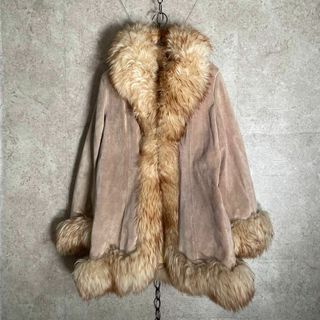 VINTAGE - 昭和レトロ 70sヴィンテージ スエードコート ファーの通販