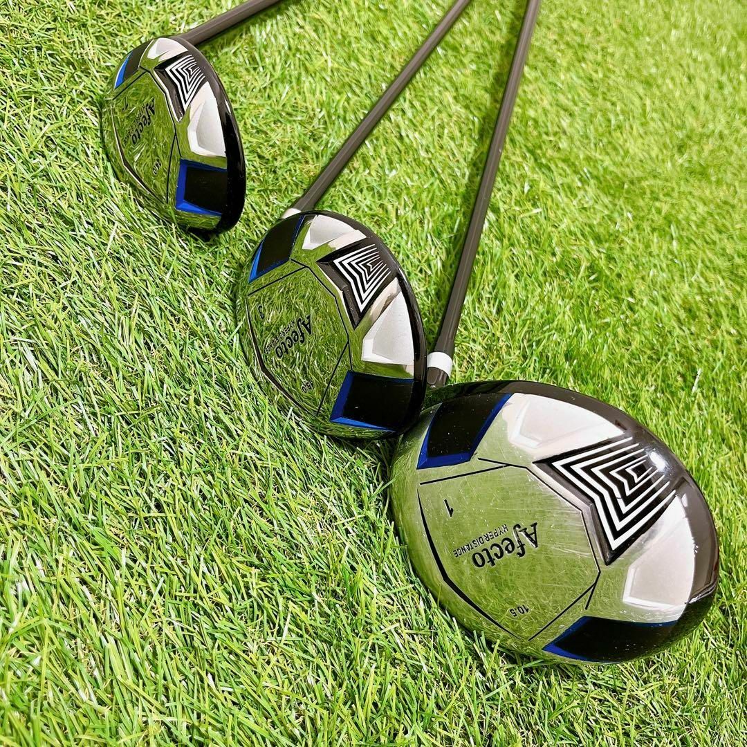 Afecto HYPER DISTANCE メンズ ゴルフセット 9本 初心者