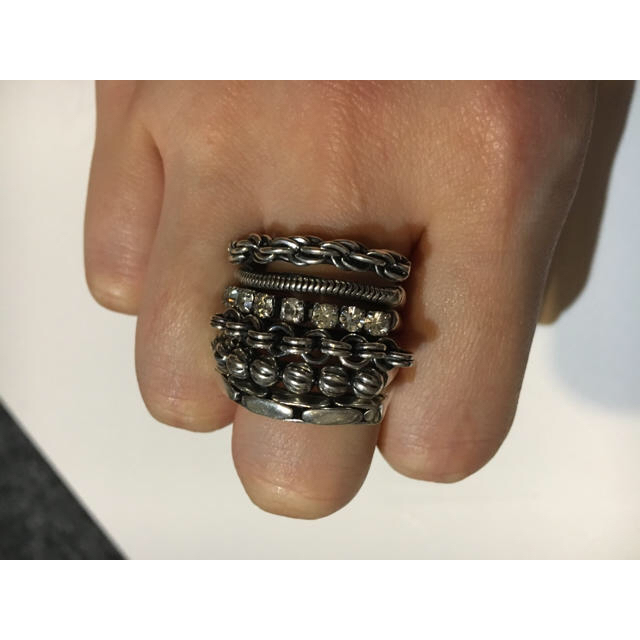 IOSSELLIANI - イオッセリアーニ 6連リング 13号の通販 by Y's shop