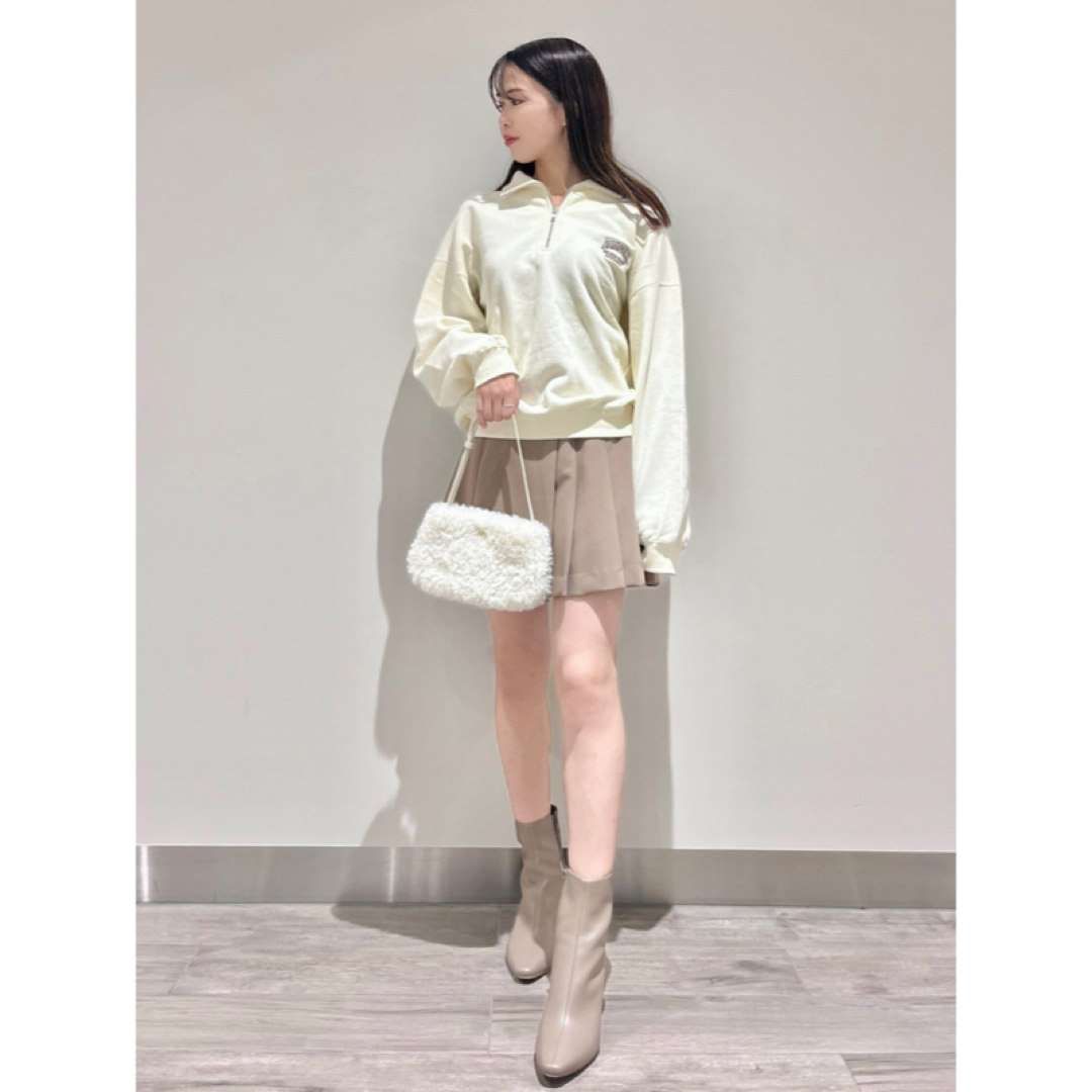 SNIDEL - 【正規品】snidel サイドプリーツスカショーパン MOC モカ