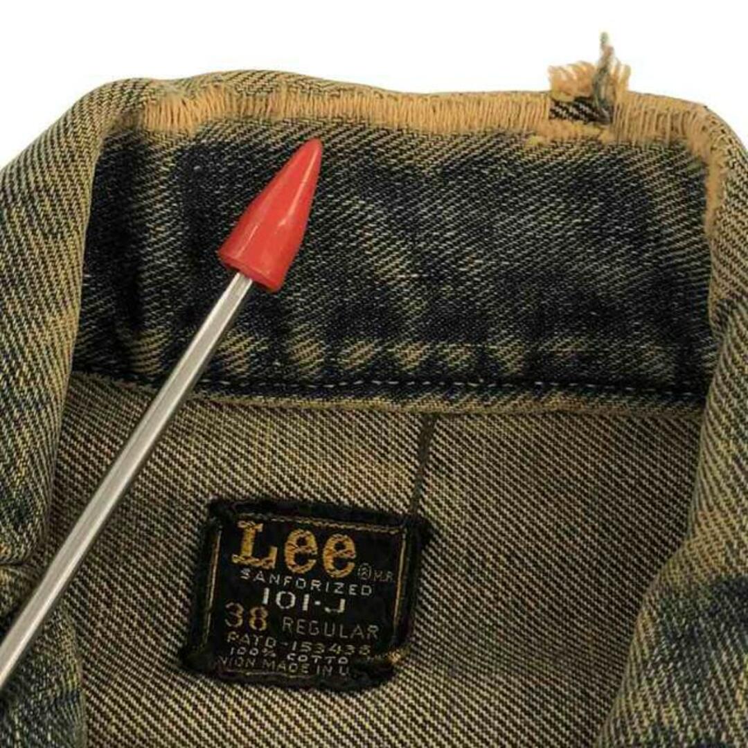 60s 70s Lee 101j デニムジャケット 四角黒タグ 38 特別限定価格品