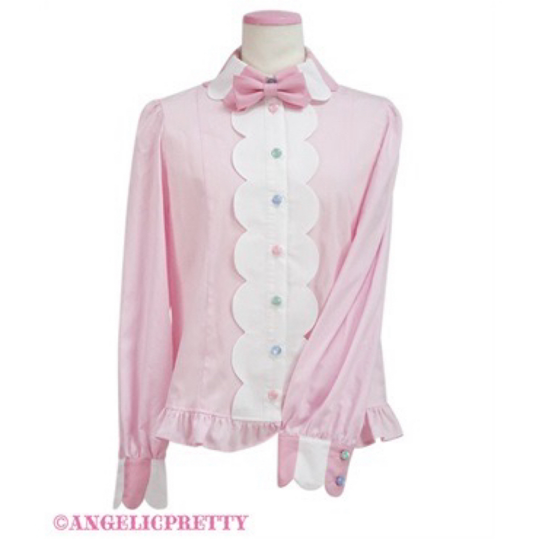 K*E様 Angelic pretty 半袖シャーリングブラウス ピンク K*E様 Angelic