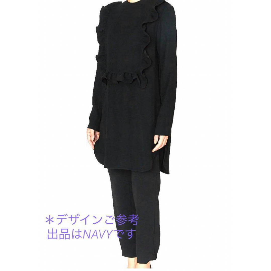 YOKO CHAN - yoko chan ロングスリーブフリルフレームブラウスの通販