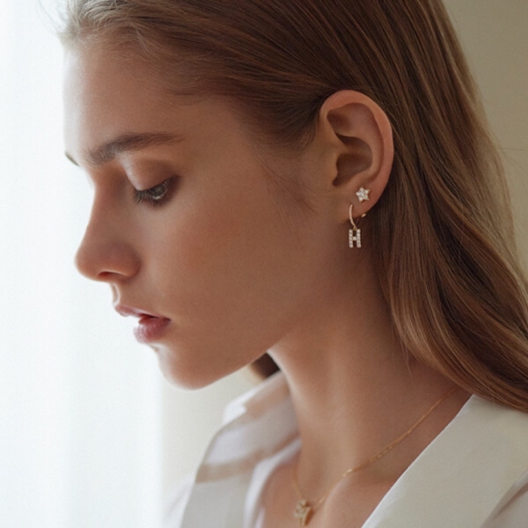 アーカー フルール ピアス 定価17万超) AHKAH アーカー フルール AHKAH