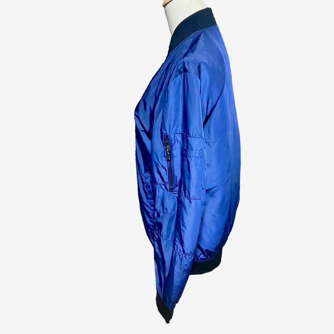 ZARA - 【大人気アイテム◎】ZARA ボンバージャケット S ブルー MA-1
